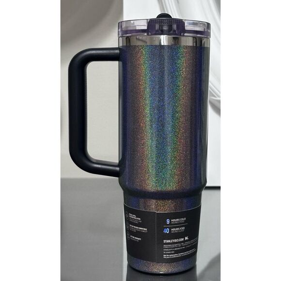STANLEY QUENCHER PROTOUR FLIP STRAW‎ 30OZ TUMBLER, MIDNIGHT GLITZ - Picture 3 of 5
